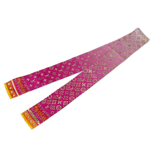 ルイヴィトン バンドー BB モノグラム アルティメット スカーフ パープル ウィメンズ シルクスカーフ&バンドー - バンドーBB｜ルイ・ヴィトン