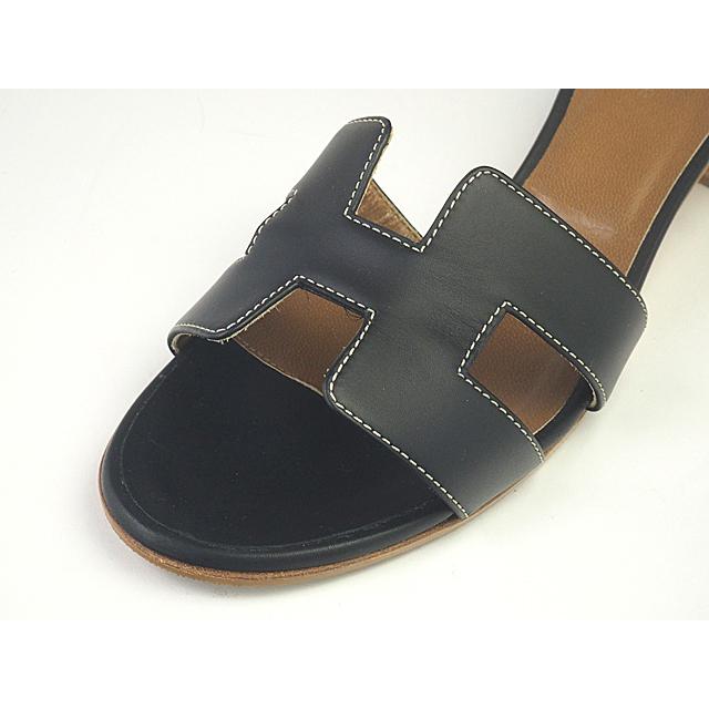 エルメス HERMES オアジス 黒 ブラック サイズ37 【公式通販】
