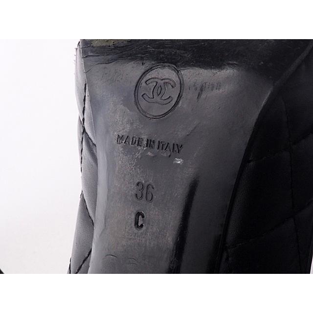 富士屋◇シャネル CHANEL マトラッセ パンプス ハイヒール サイズ36