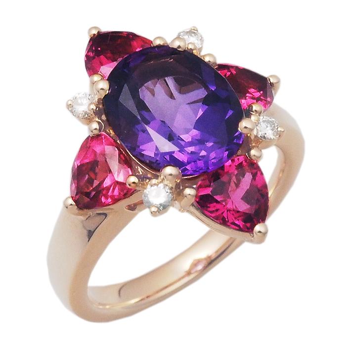 富士屋◇値下げ品◇ タサキ TASAKI アメジスト ピンクトルマリン