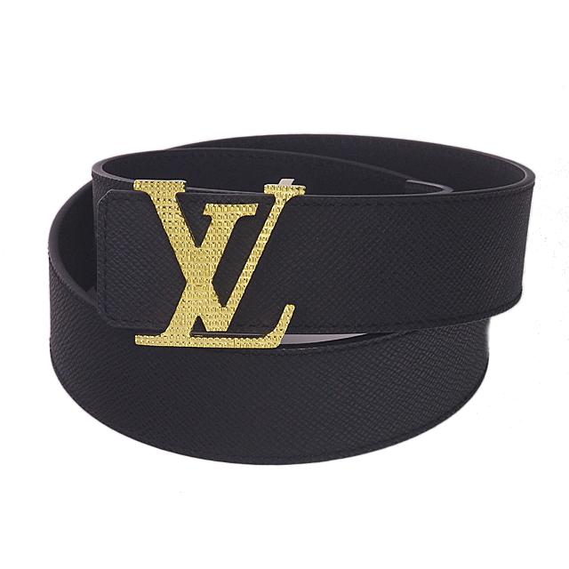 ルイヴィトン タイガ ベルト M6897 サンチュール LVイニシャル 85