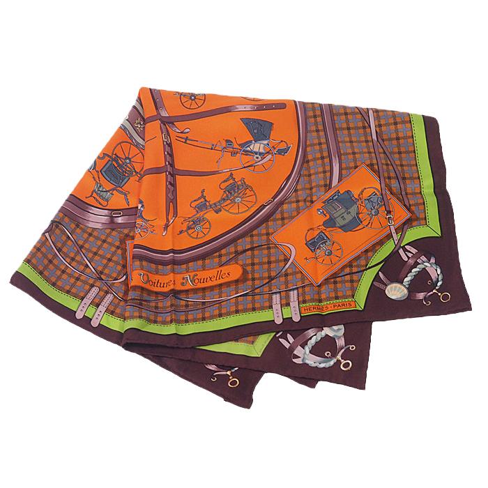 富士屋◇ エルメス HERMES カレ70 Les Voitures Nouvelles 馬車の変遷