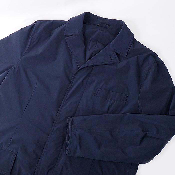 富士屋◇ エルメス HERMES ロング コート メンズ ネイビー サイズ56