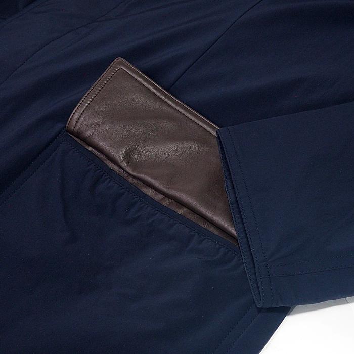 富士屋◇ エルメス HERMES ロング コート メンズ ネイビー サイズ56