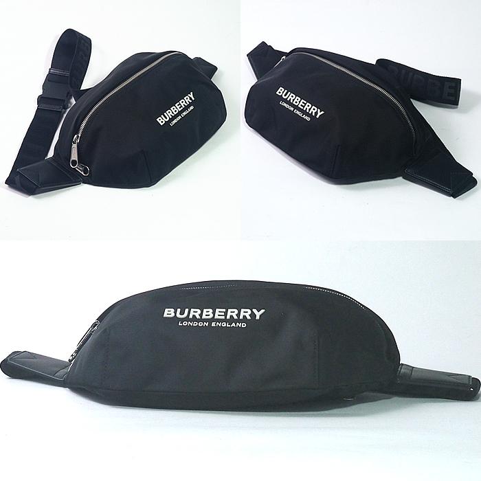富士屋◇ バーバリー BURBERRY ソニー ボディバッグ 8049095 ブラック