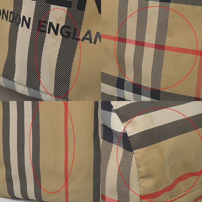 富士屋◇ バーバリー BURBERRY 巾着バッグ アイコンストライプ 富士屋◇ バーバリー BURBERRY 巾着バッグ アイコンストライプ