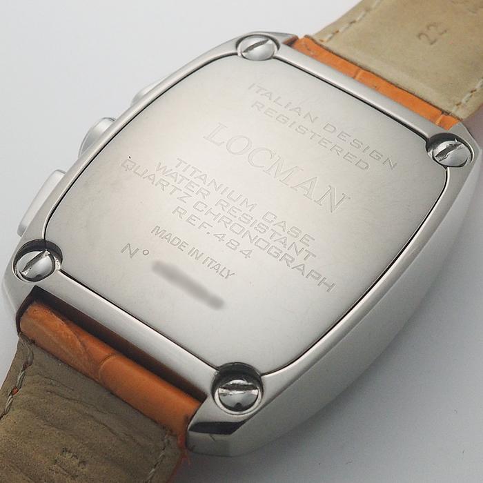 富士屋◇ ロックマン LOCMAN チタニオ 484 社外バンド メンズ クオーツ