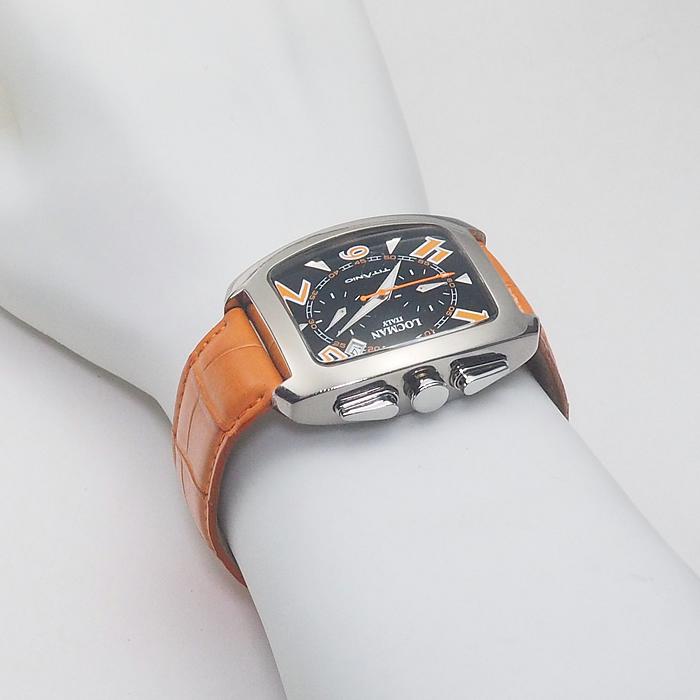 富士屋◇ ロックマン LOCMAN チタニオ 484 社外バンド メンズ クオーツ