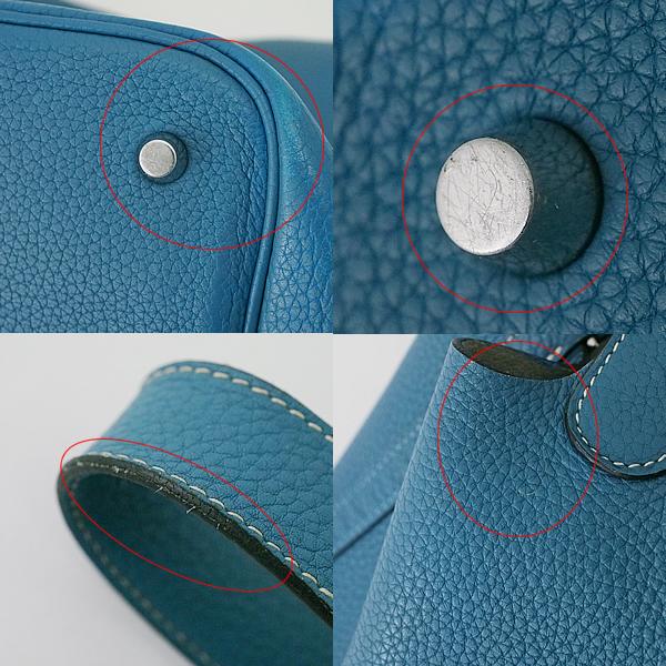 富士屋◇ エルメス HERMES ピコタンロック MM ニューブルージーン