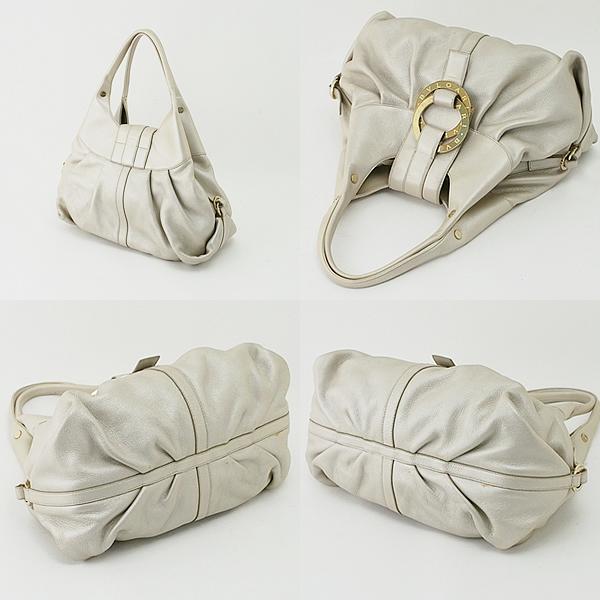 富士屋◇ ブルガリ BVLGARI チャンドラ 33150 トートバッグ レザー 
