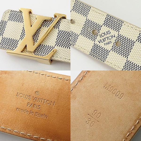 富士屋◇ ルイヴィトン LOUIS VUITTON ダミエ アズール サンチュール