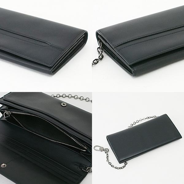 富士屋◇ ブルガリ BVLGARI オクト チェーン ウォレット 35833 レザー