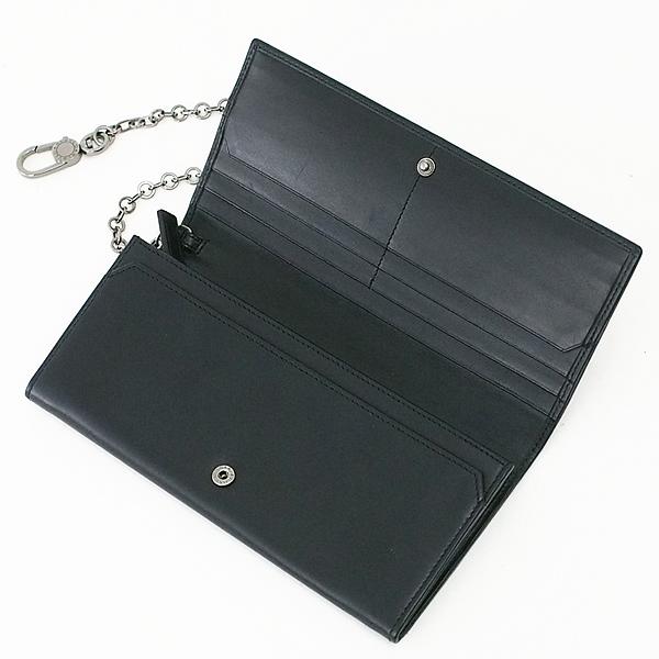 富士屋◇ ブルガリ BVLGARI オクト チェーン ウォレット 35833 レザー