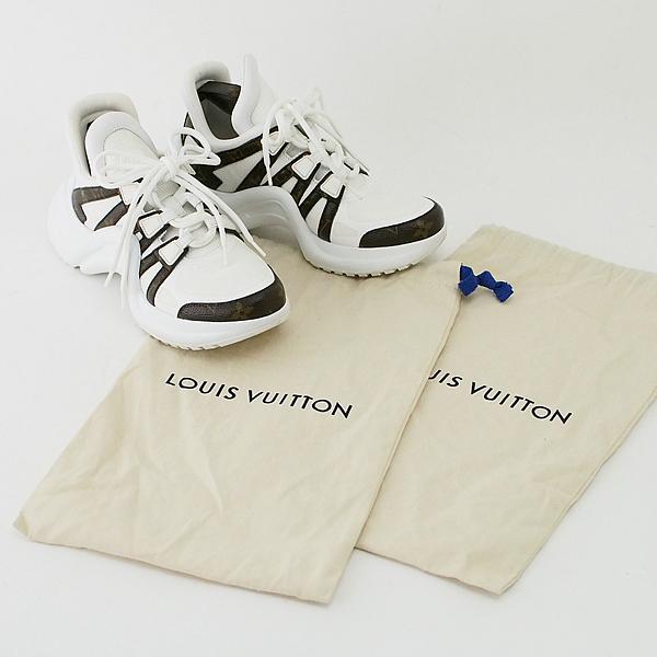 富士屋◆ ルイヴィトン LOUIS VUITTON モノグラム アークライト ブロン 1A43KY 36.5 スニーカーの画像