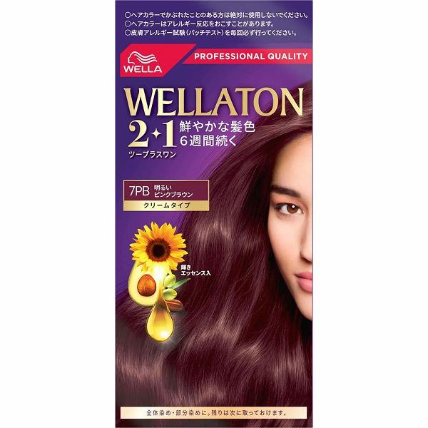 ウエラトーン ツープラスワン クリーム 7PB 明るいピンクブラウン 1個【医薬部外品】 : セイムスオンラインYahoo!店 - 通販 ...