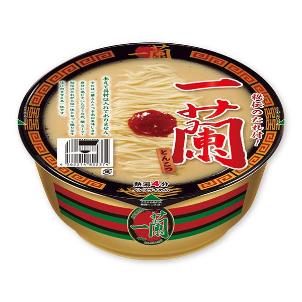 一蘭 とんこつ カップ麺 18個セット 一蘭（ICHIRAN） とんこつ カップ 138g×12個 3ケースセット(計36個