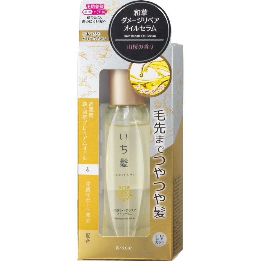 4901417619150 【24個入】 いち髪 和草ダメージリペアオイルセラム60ML 100258【キャンセル不可】 いち髪 和草ダメージリペアオイルセラム 60mL : セイムスオンライン