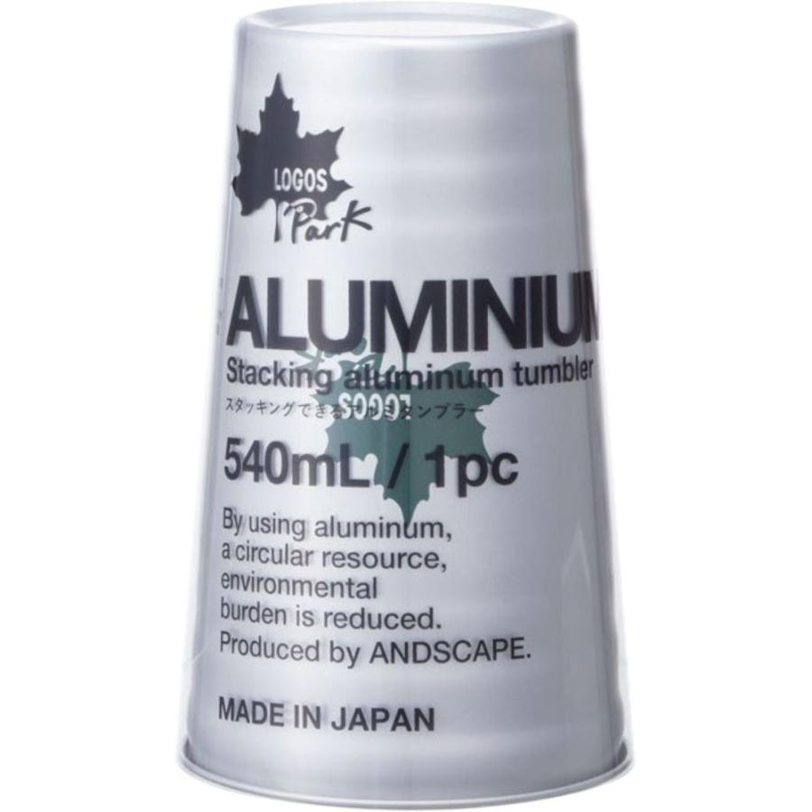 サンナップ（SUNNAP） アルミタンブラー ロゴスパーク 540mL 2個セット