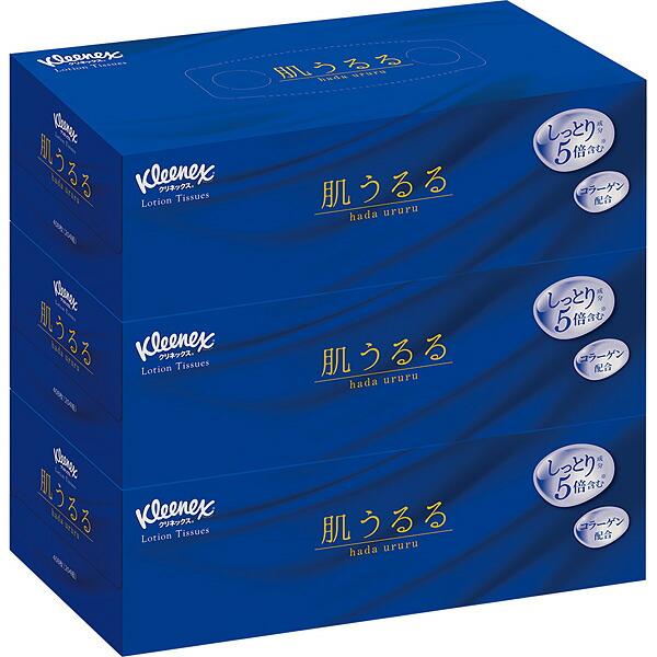 肌うるる クリネックス ティシュー ローション 肌うるるBOX 3箱パック