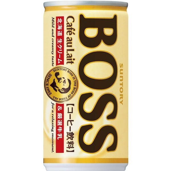 サントリーコーヒー缶ウォーマー サントリー ボス カフェオレ 185ml 30本入り×1ケース[缶コーヒー](KT