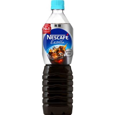 ネスカフェ　エクセラボトルコーヒー無糖 900ml 12本入り×1ケース (KT)｜fujiyaku