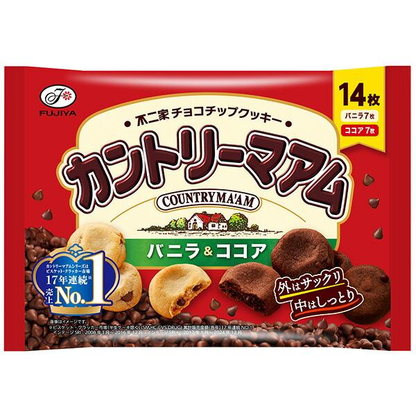 カントリーマアム 不二家 カントリーマアム（バニラ＆ココア） 14枚×20