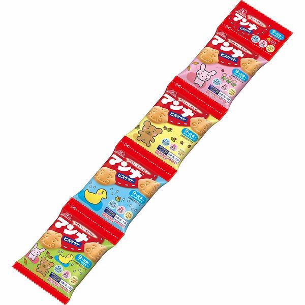 マンナ（森永製菓） マンナビスケットおやつパック 52g（13g×4袋）× 15