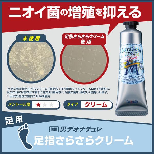 デオナチュレ　男足指さらさらクリーム　30g（医薬部外品）｜fujiyaku｜02