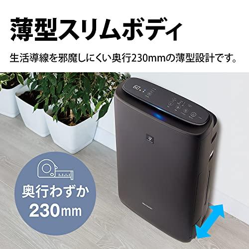 シャープ　加湿　空気清浄機　プラズマクラスター　25000　KI-NS50-H　グレー　ハイグレード　23畳　空気清浄　13畳