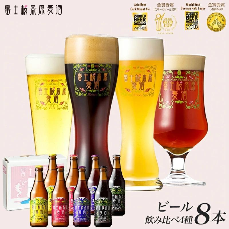 ついに再販開始 父の日 クラフトビール ギフト 富士桜高原麦酒4種8本セット 金賞受賞のクラフトビール飲み比べ 地ビール 詰め合わせ ビールギフト 誕生日 Aynaelda Com