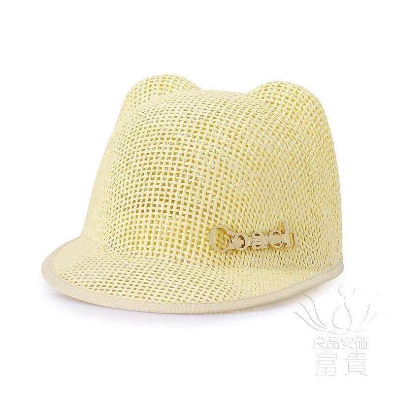 30 Off 帽子 キッズ Ychat ジョッキー帽 麦わら 春 夏 秋 ハット キッズ 男女兼用 春夏秋 Uvカット メッシュ 網状 通気性良い 英語文字coach 猫耳の形 ジョッキー帽 ストローハット キュート 可愛い Www Centrodelmobilebassanese It