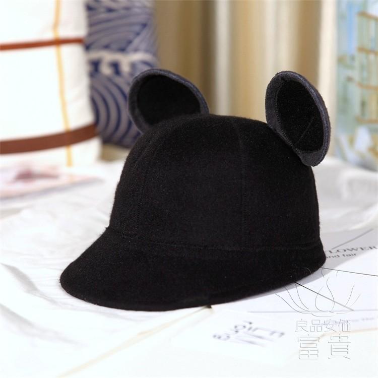 年末のプロモーション特価 帽子 キッズ Ychat ハンチング ラシャ フェルト 春 秋 冬 キャスケット キッズ ガール 春秋冬 猫耳の形 ミッキーの耳 防寒 暖かい サイズ調整可 レトロ フェス パーティー 結婚式 オシャレ 優雅 上品 Www Threeriversofs Com