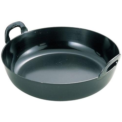 高質で安価EBM 鉄 プレス 45cm(板厚3.2mm) 厚板 揚鍋 調理器具 | emtur