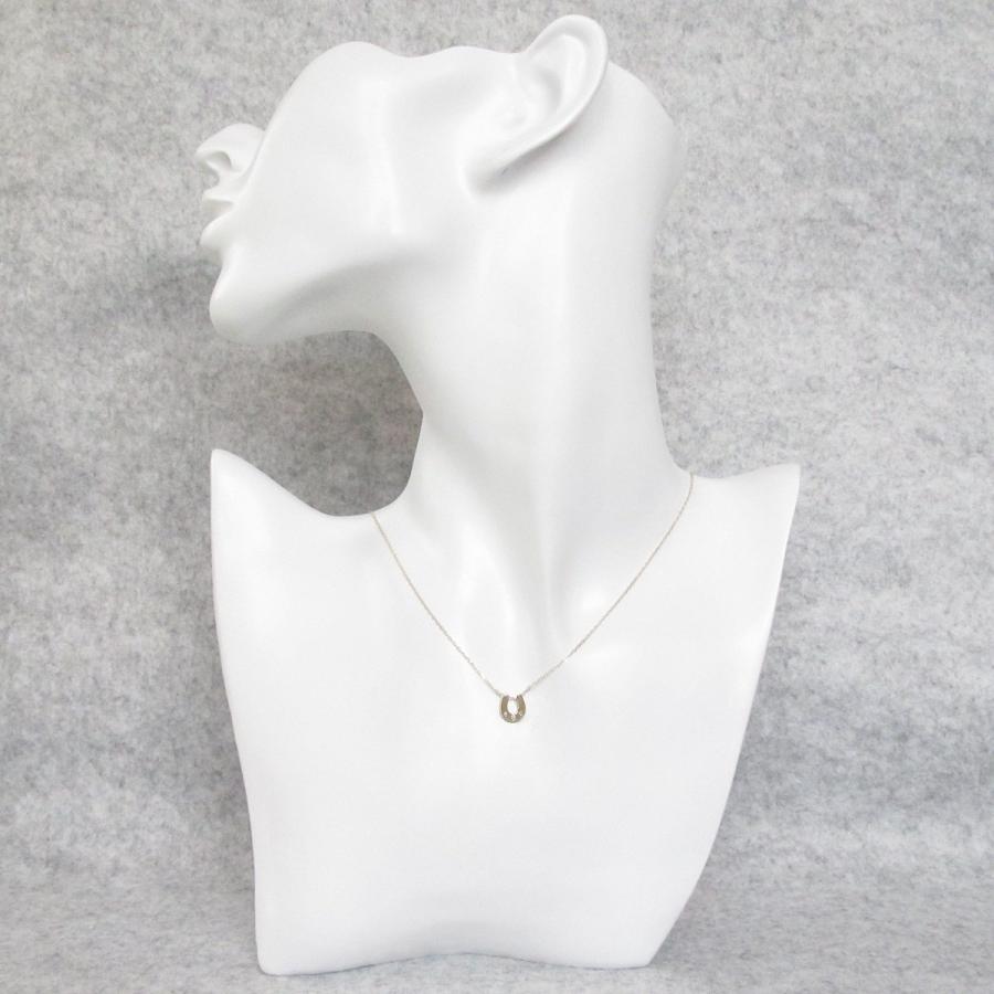 LoveReva ラブレバ K10 天然ダイヤモンド 馬蹄 ペンダント ネックレス レディース 1403 (イエローゴールド) LoveReva ラブレバ K10 天然ダイヤモンド 馬蹄 ペンダント ネックレス レディース イエローゴールド
