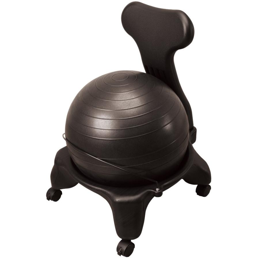 秦運動具工業 バランスボールチェア50cm ブラック DB120CB 秦運動具工業 バランスボールチェア50cm ブラック DB120CB