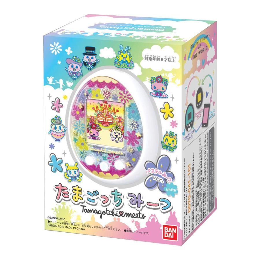 バンダイ たまごっちみーつ パステルみーつver. ホワイト バンダイ たまごっちみーつ パステルみーつver ホワイト