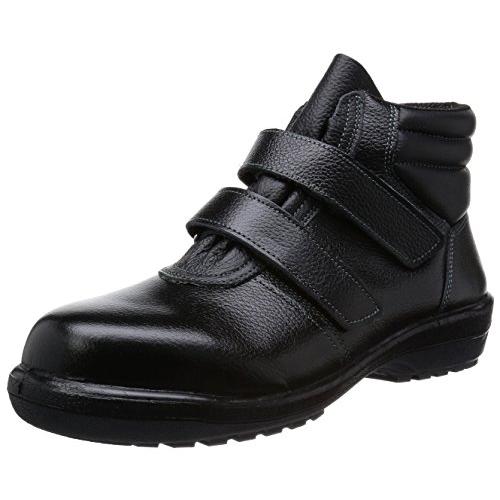 ミドリ安全 安全靴 JIS規格 マジックタイプ 中編上靴 ラバーテック RT725 ブラック 25 cm 3E