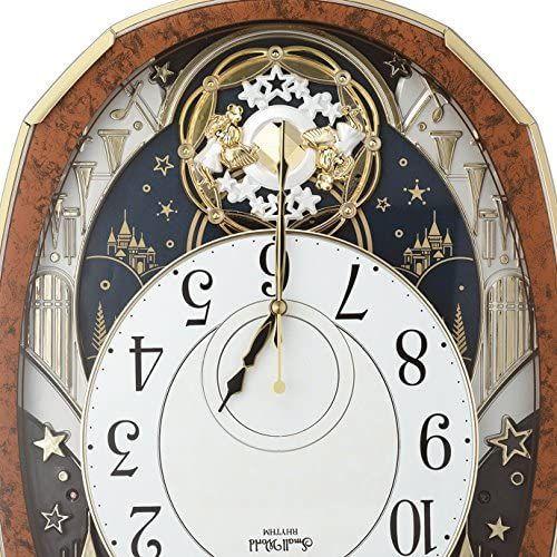 リズム(RHYTHM) 掛け時計 電波 アナログ からくり スモールワールドノエルM 30曲 メロディ 茶 Small World 4MN5 リズム RHYTHM 掛け時計 電波 アナログ からくり スモールワールドノエルM 30曲 メロディ Small World 4MN5