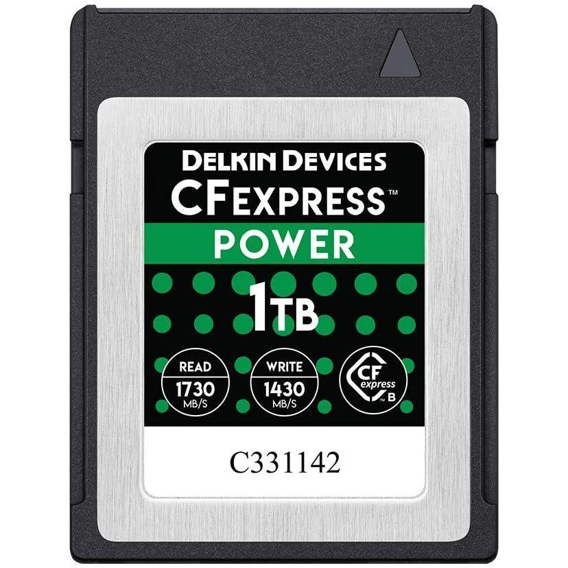 完売完売Delkin CFexpress Type-B POWER メモリーカード 1TB 書込み速度 1540MB S 読出し速度 1730MB  メモリーカード