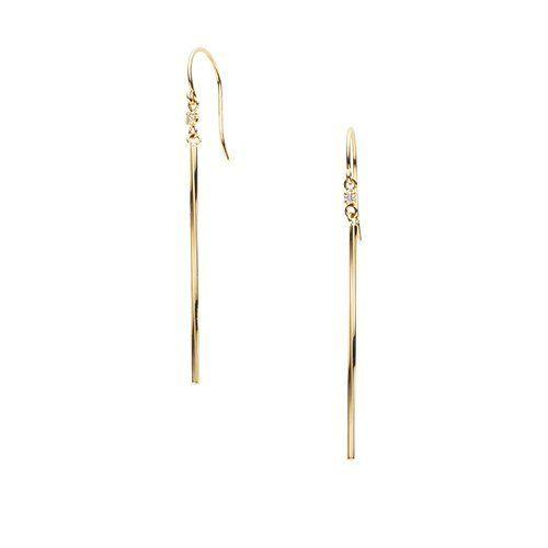 ほぼ未使用 ヴァンドーム青山 VENDOME AOYAMA K18YG ダイヤモンド ベーシック モダン ピアス AGVA1260 DI 【RIZ8068295985】(28403円)