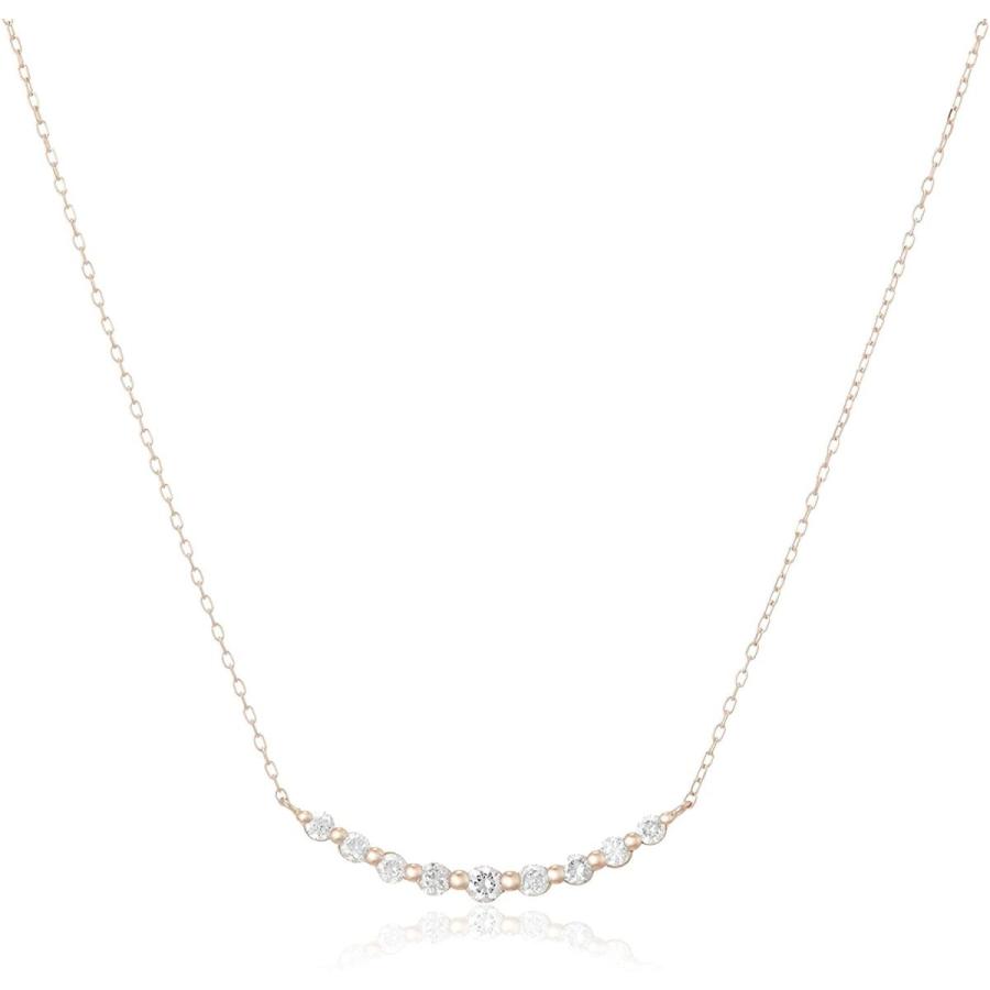 ディーコレクション D-COLLECTION 18金ピンクゴールド ダイヤネックレス 0.2ct DN11359BPG ディーコレクション COLLECTION 18金ピンクゴールド ダイヤネックレス 2ct DN11359BPG