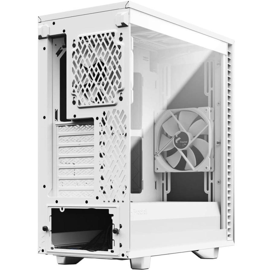 Fractal Design Define 7 Compact White TG ミドルタワーPCケース 強化 Fractal Design Define 7 Compact White TG ミドルタワーPCケース 強化