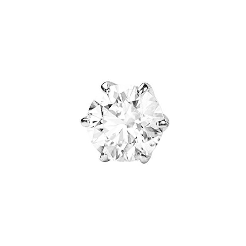 DIAMOND WORLD レディース ジュエリー PT900 ダイヤモンド ピアス 0.25