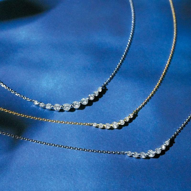 ヴァンドーム青山 ダイヤモンド 0.17ct プラチナ Pt950 ネックレス 