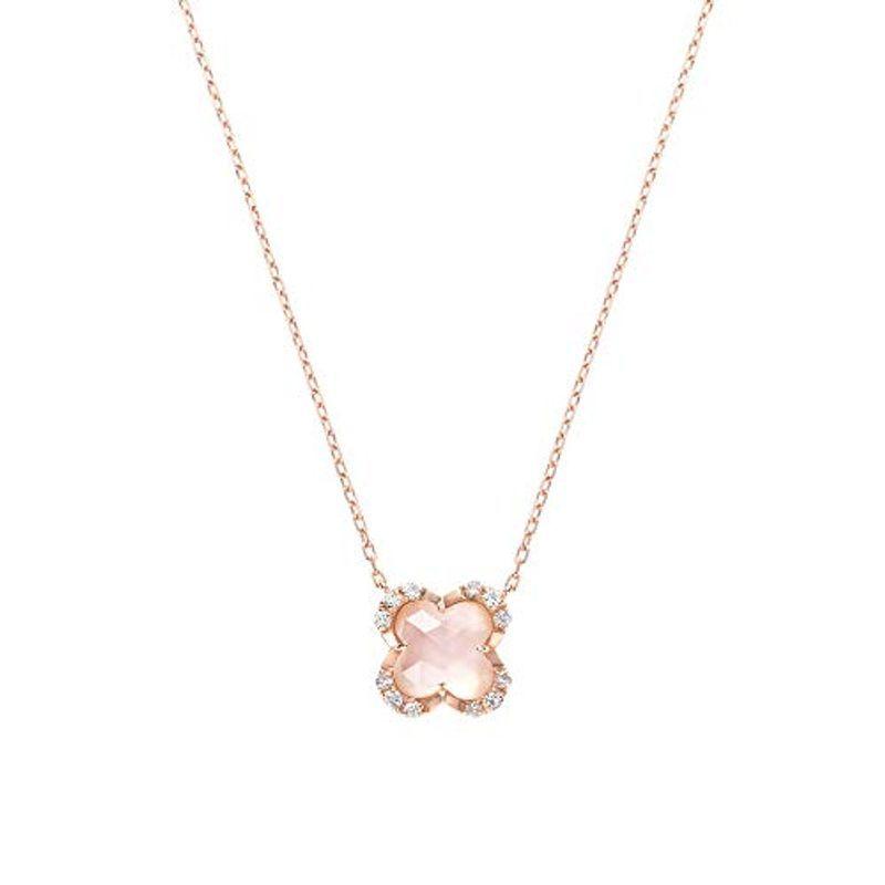 【最終値下げ】 ヴァンドーム青山 VENDOME AOYAMA K18ピンクコールド ローズクォーツネックレス AGAN599040RQ 【LWH1112963950】(39180円)