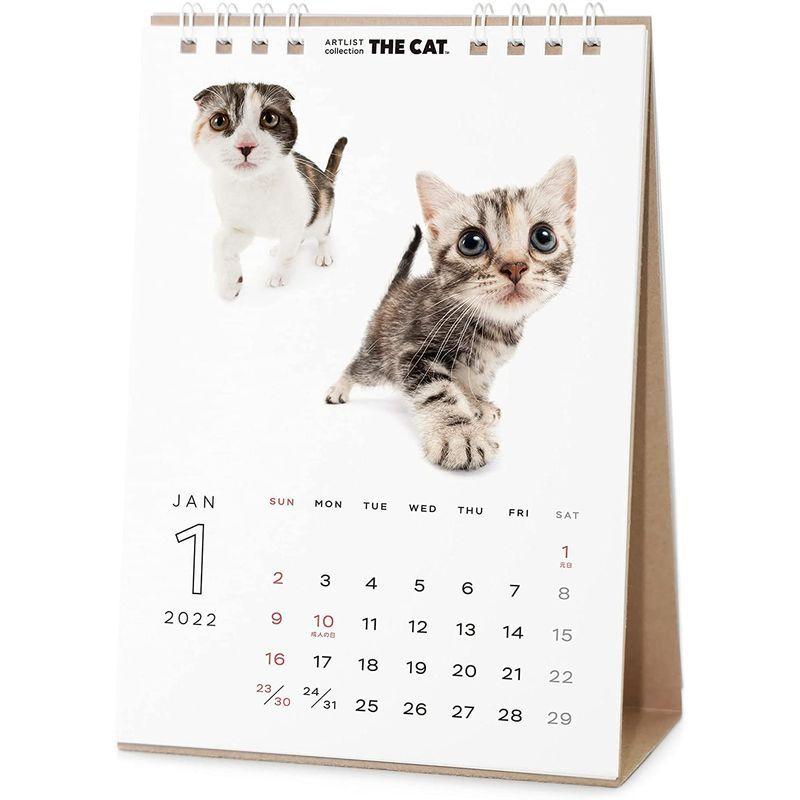 国内発送 The Cat カレンダー 22 卓上カレンダー All Star 猫カレンダー スケジュール表 21年9月 22年12月 カレンダー Www We Job Com