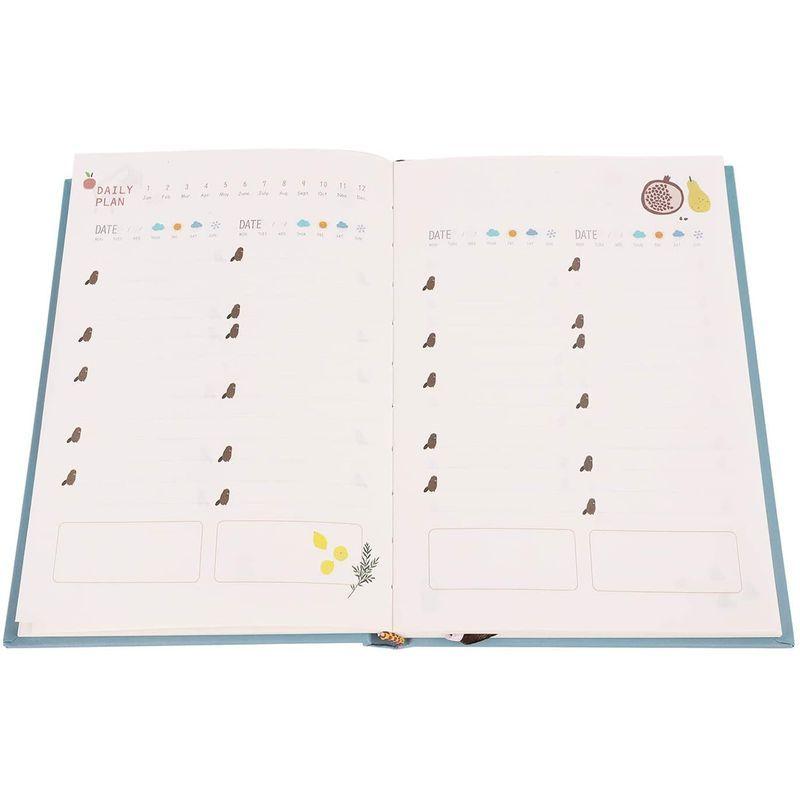 大量入荷 かわいい手帳 スケジュール帳 アジェンダ 一覧ブック 365日プランナー 32k ノートブック メモ帳 雑記帳 日記帳 デイリーウィーク カレンダー