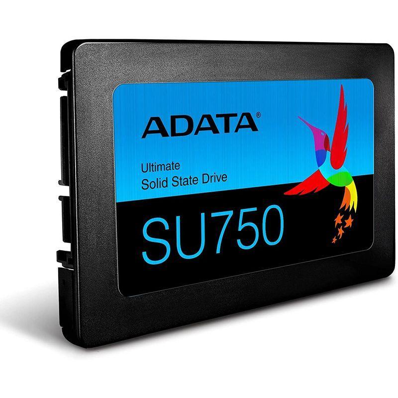 ADATA 2.5インチ 内蔵SSD 512GB SU750シリーズ 3D NAND TLC 搭載 SMIコントローラー 7mm ASU75 ADATA 5インチ 内蔵SSD 512GB SU750シリーズ 3D NAND TLC 搭載 SMIコントローラー 7mm ASU75