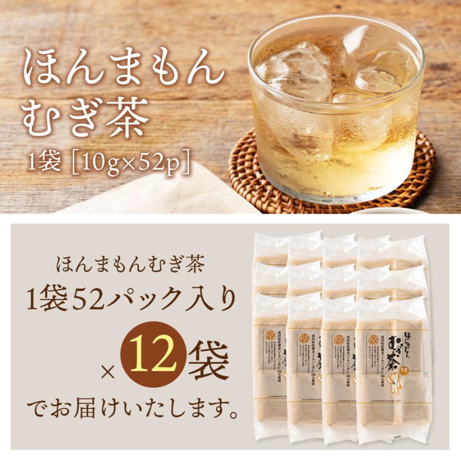むぎちゃ出品 麦芽むぎ茶 52ﾊﾟｯｸ×12袋の通販｜穀物にこだわり80年の