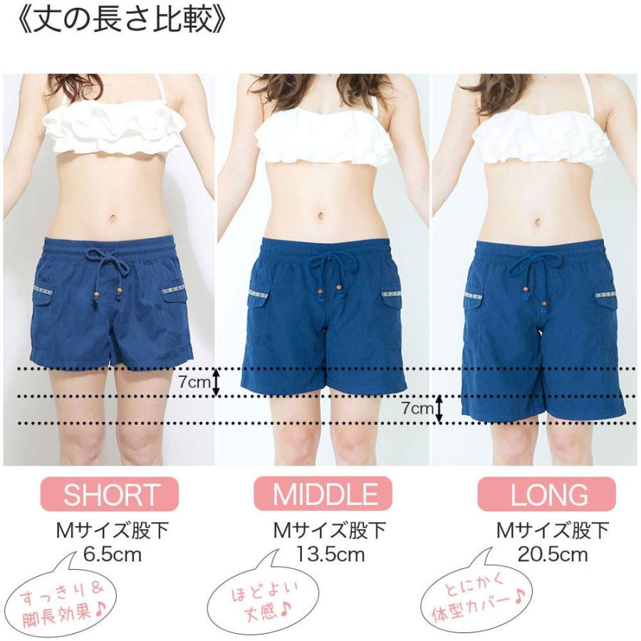 サーフパンツレディース 体型カバー 水着 ショート丈 無地 サーフパンツ レディース ショートパンツ 水陸両用 短パン 18 大きいサイズ Ll 3l Jgo Ls0010s Ls0010s Uplage ヤフー店 通販 Yahoo ショッピング